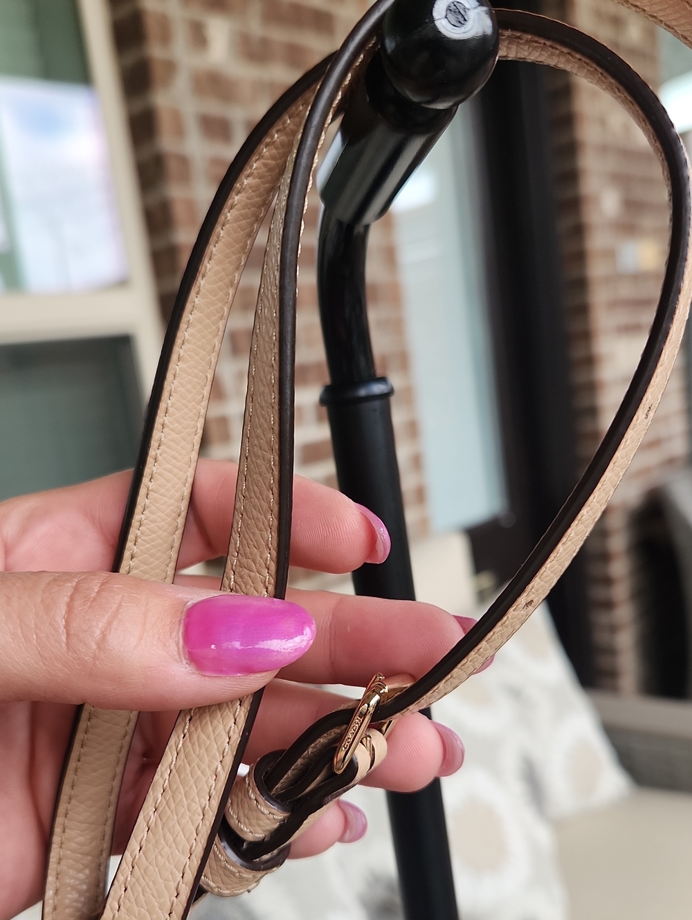 Coach East/West Pop Crossbody Beige, F52881 - Picture 6 of 16